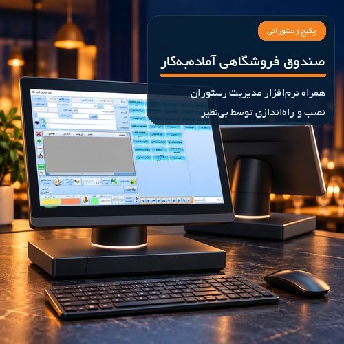 پکیج کامل صندوق رستورانی با نرم‌افزار بی‌نظیر